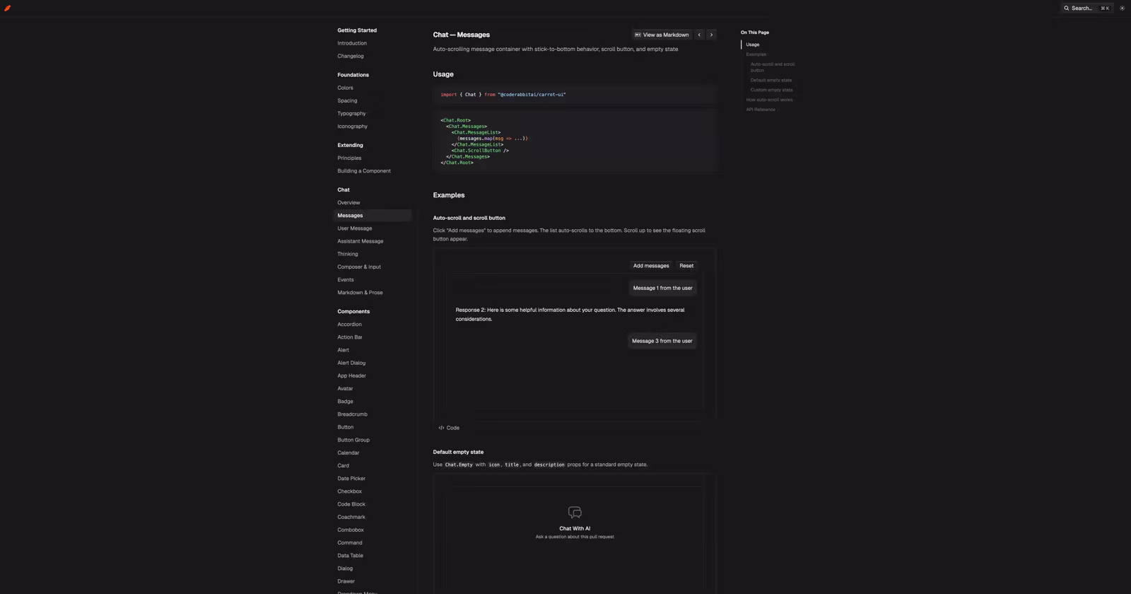 carrot-ui Design System, cover